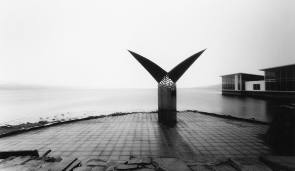 Monument, Fjord (in the rain!)